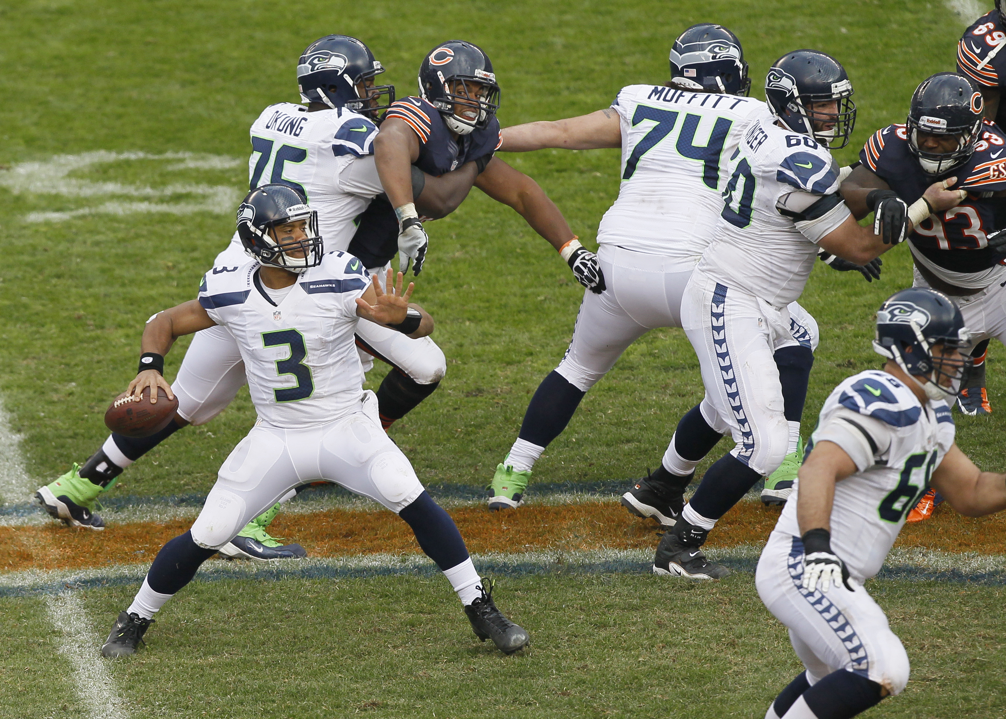 Dram&aacute;tica victoria de los Seahawks en Chicago