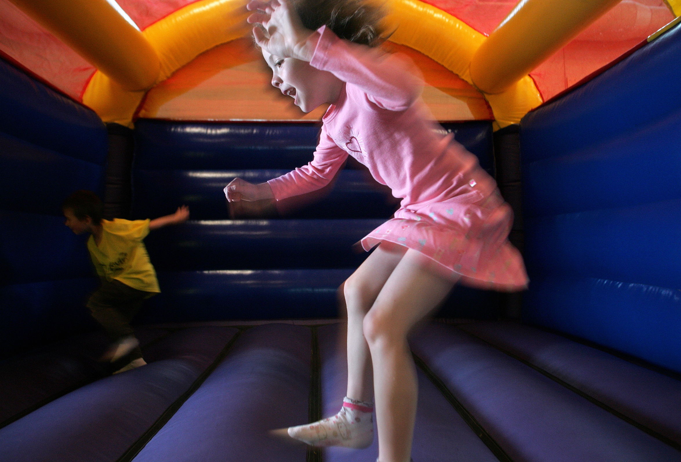 Castillos inflables son potencialmente peligrosos