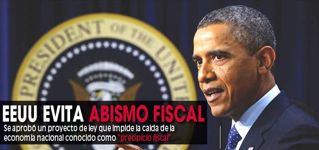 EEUU evita abismo fiscal  pero no futuras tormentas