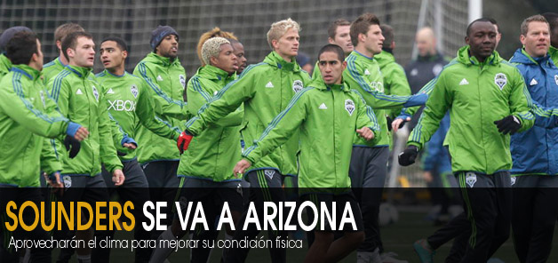 Sounders viajan a Arizona