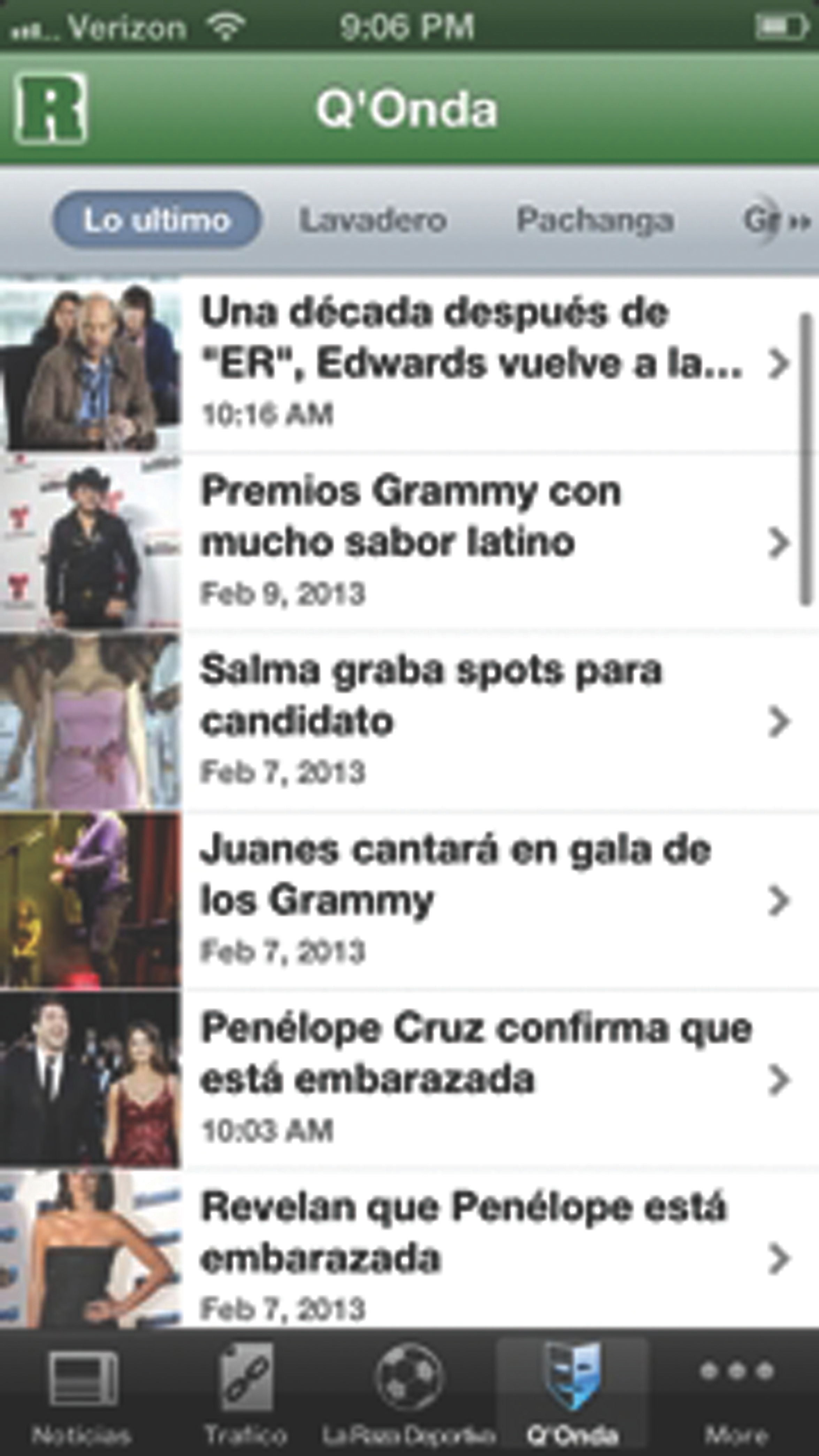 “Q'Onda” en la palma de su mano