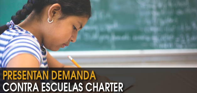 Presentan demanda  contra escuelas Charter