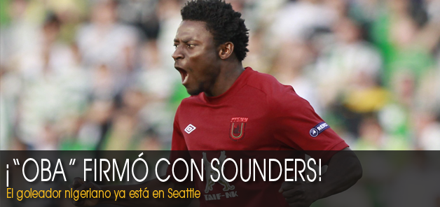 Sounders firma a "Oba", el goleador nigeriano