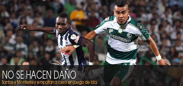 No se hacen da&ntilde;o Santos y Monterrey