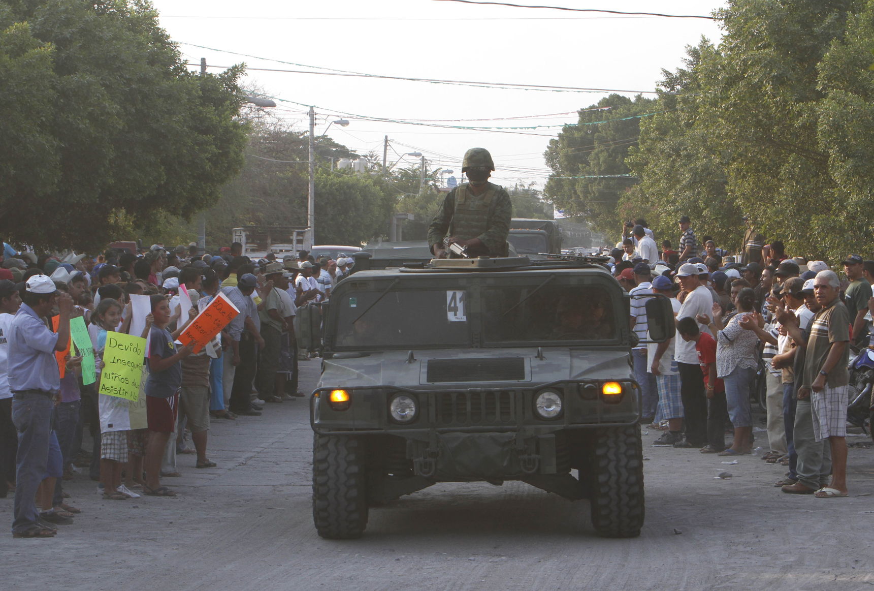 Ejército busca recuperar la paz en el oeste de México