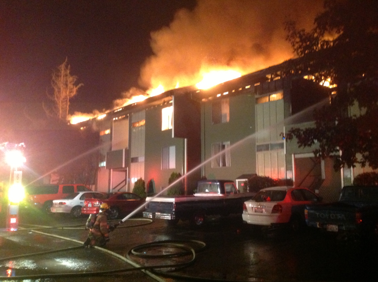 Siniestro quema 18 apartamentos