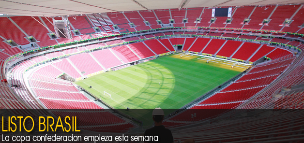 Brasilia alista fiesta para abrir Confederaciones