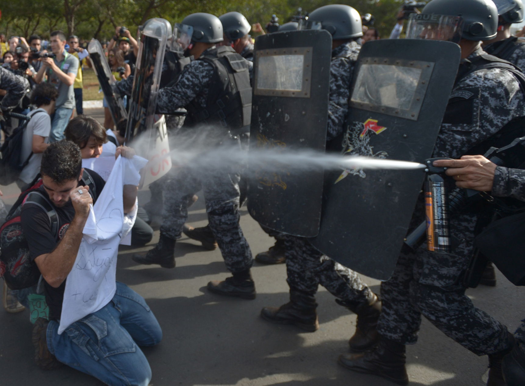 Protestas reflejan insatisfacción en Brasil