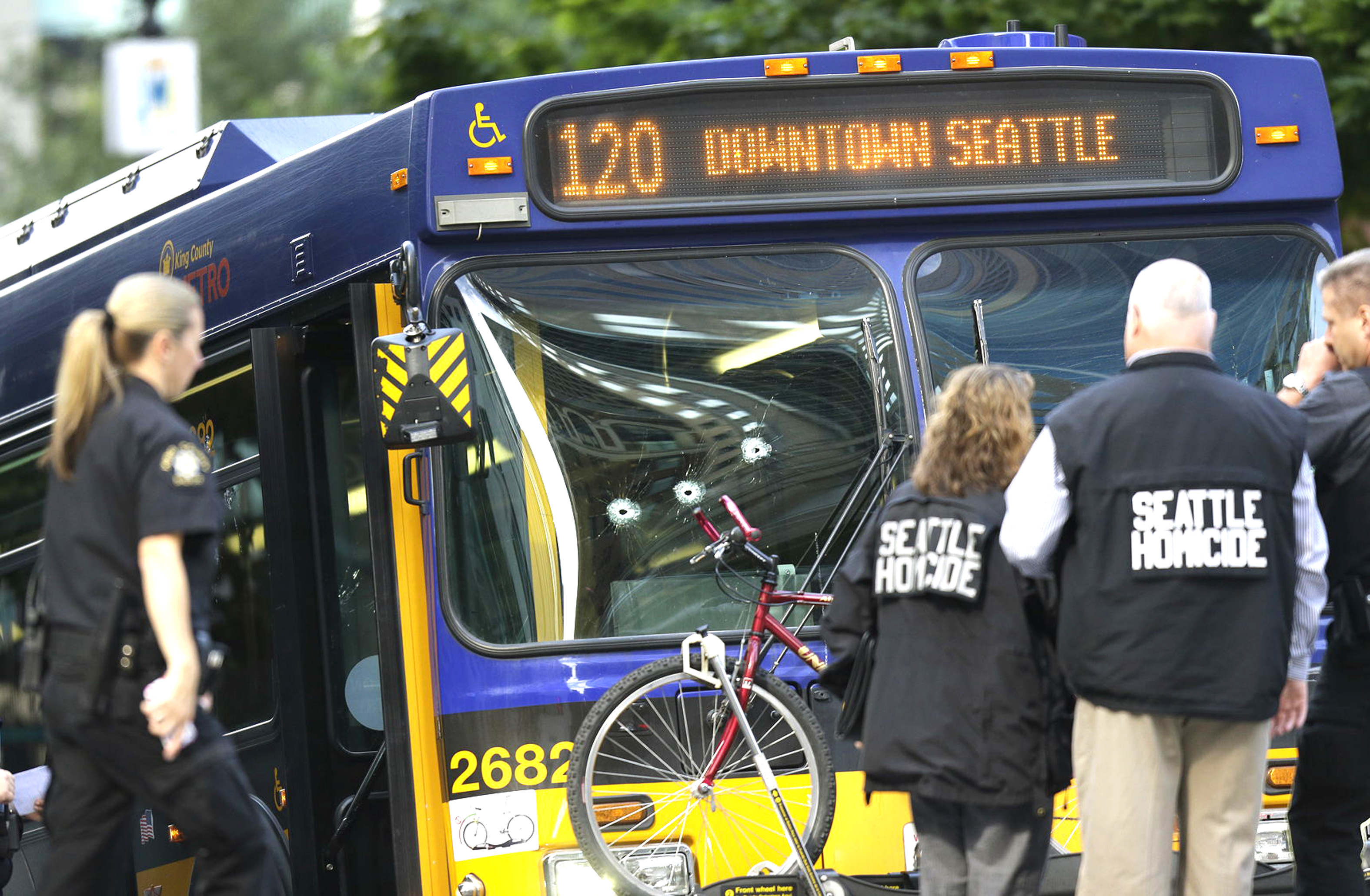 Balazos en el centro