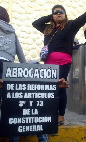 Protestas de maestros paralizan capital