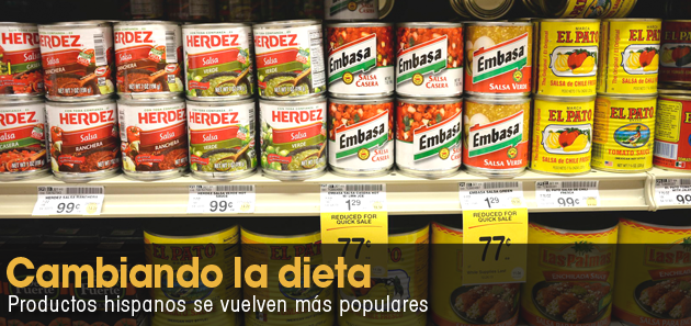 Hispanos cambian gustos alimenticios de EEUU
