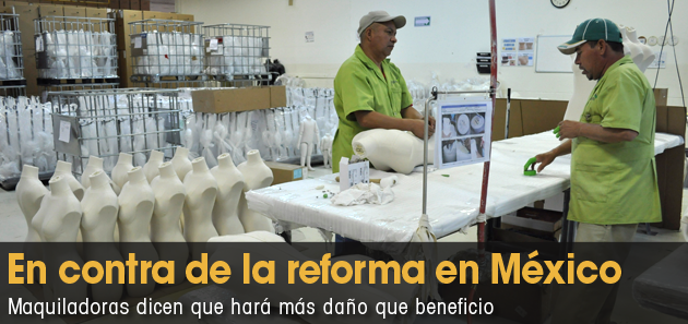 Maquiladoras ven injustos nuevos impuestos