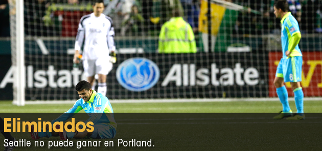 Sounders eliminados por Portland