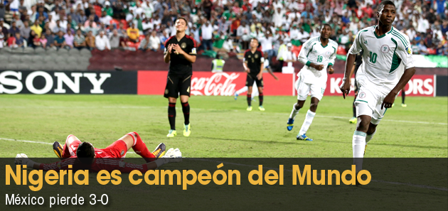 M&eacute;xico no puede con Nigeria