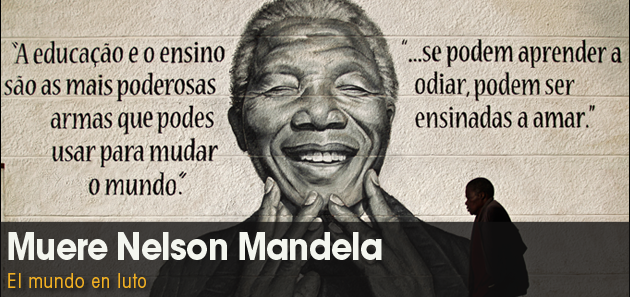 Nelson Mandela muere a los 95 a&ntilde;os