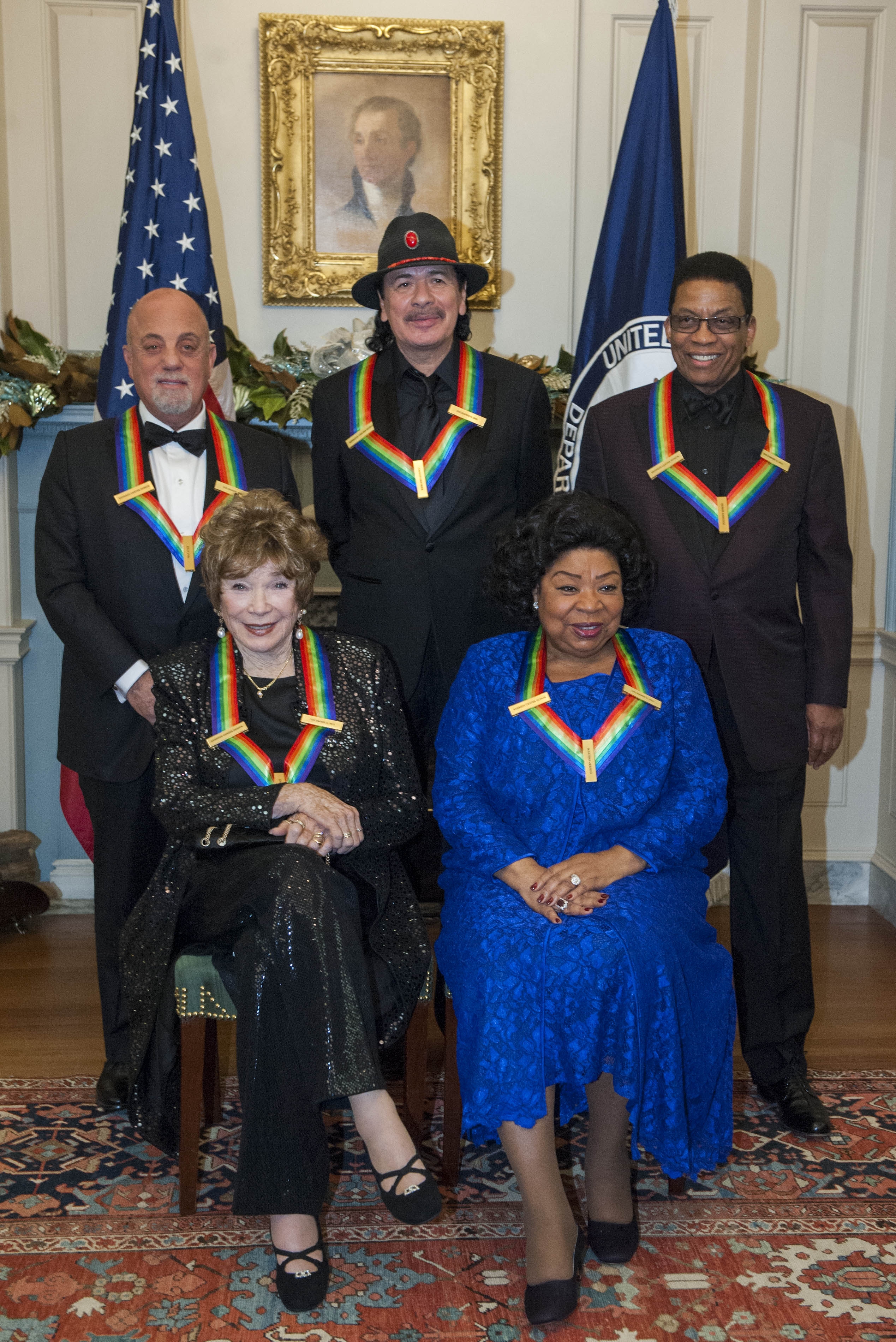 Santana y Martina Arroyo reciben premios Kennedy