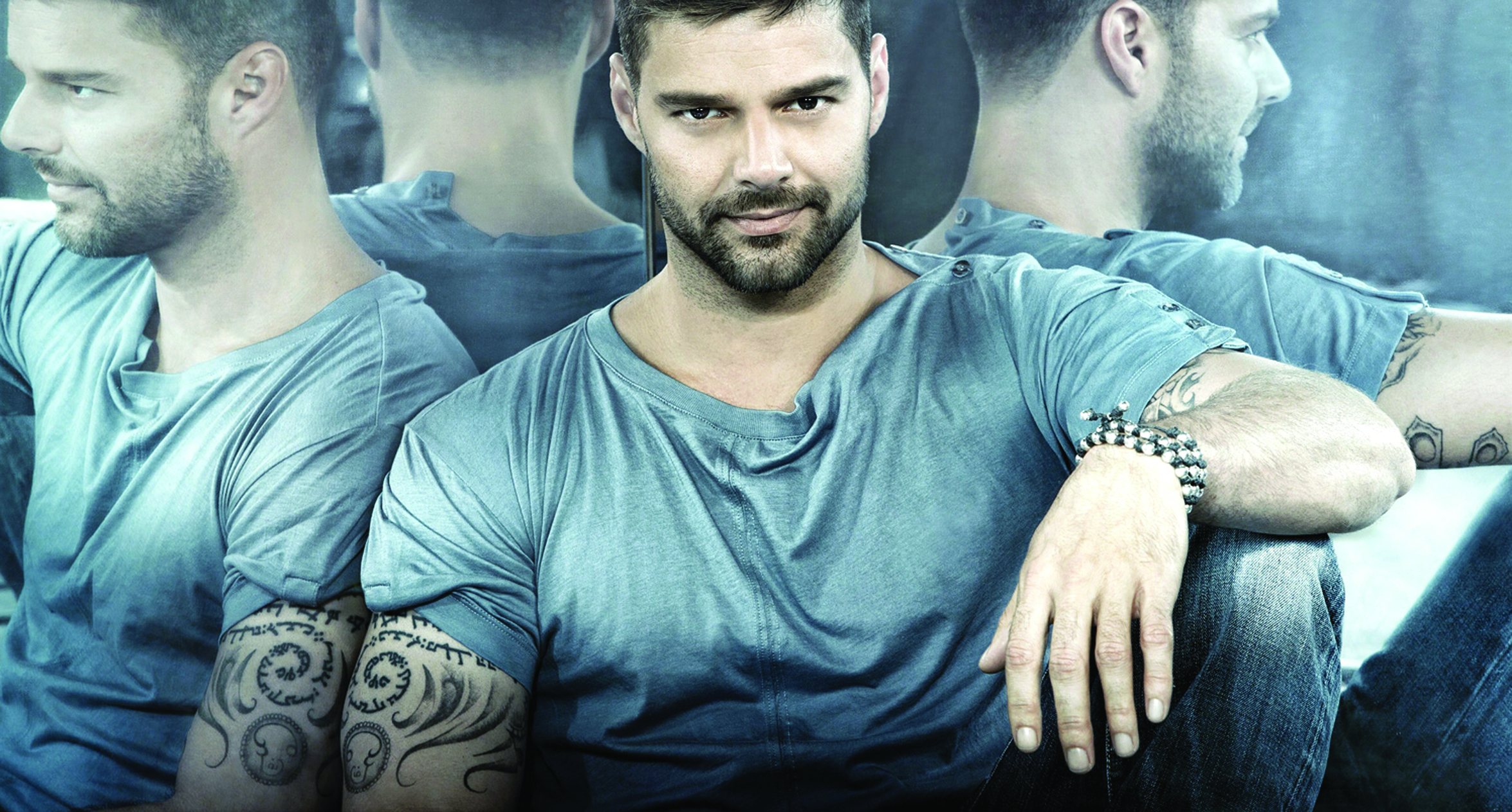 Ricky Martin, feliz de grabar canci&oacute;n del Mundial