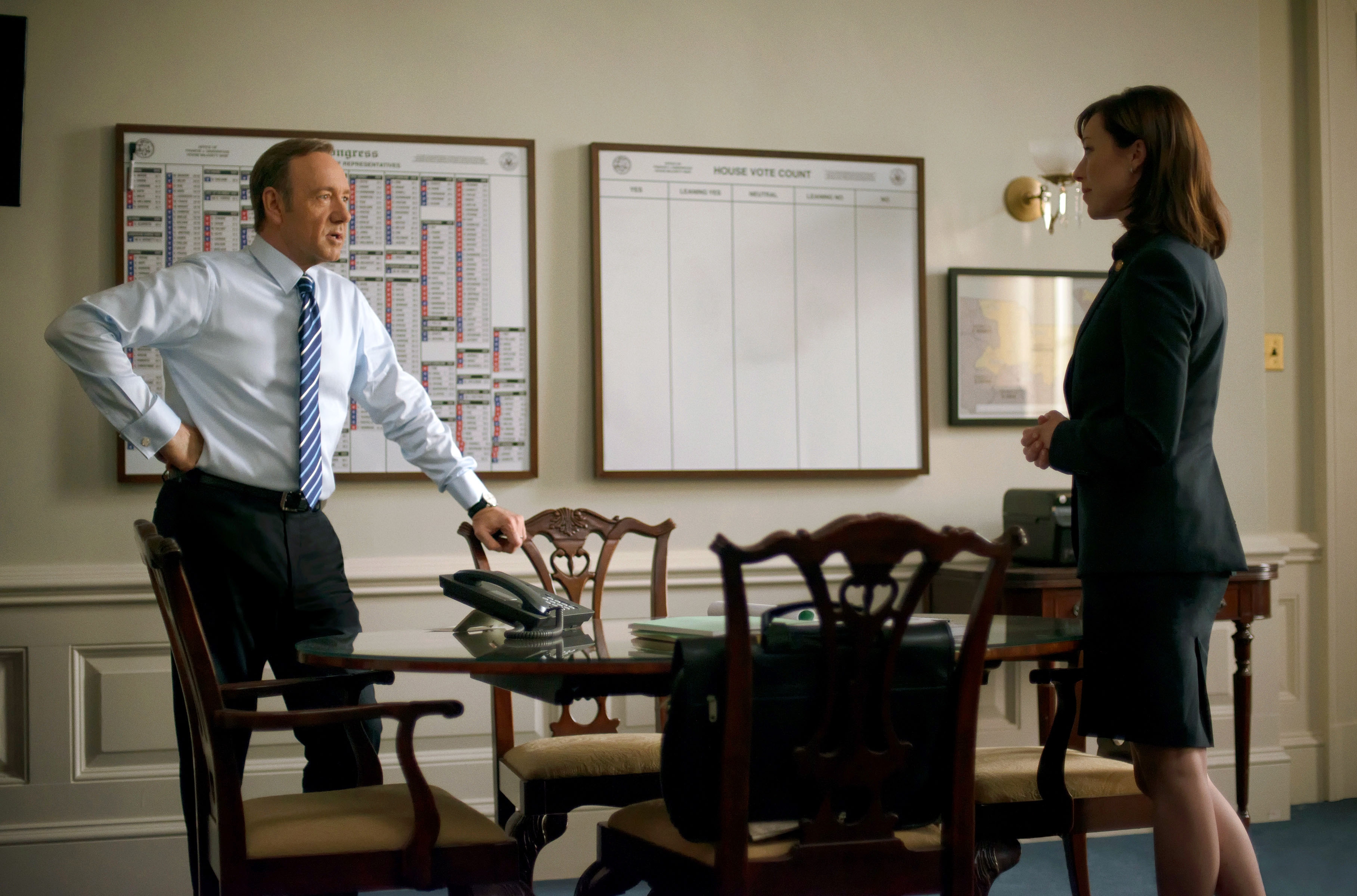 Spacey estrena 2da temporada de "House of Cards"