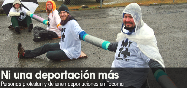 Se encadenan en Tacoma