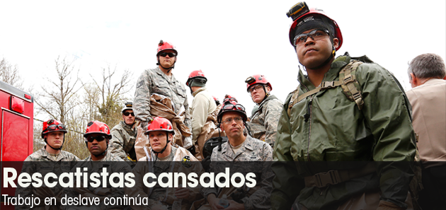 Tarea afecta a los rescatistas en deslave