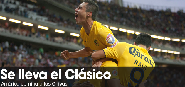 Doblete de Rey da triunfo al Am&eacute;rica en el cl&aacute;sico