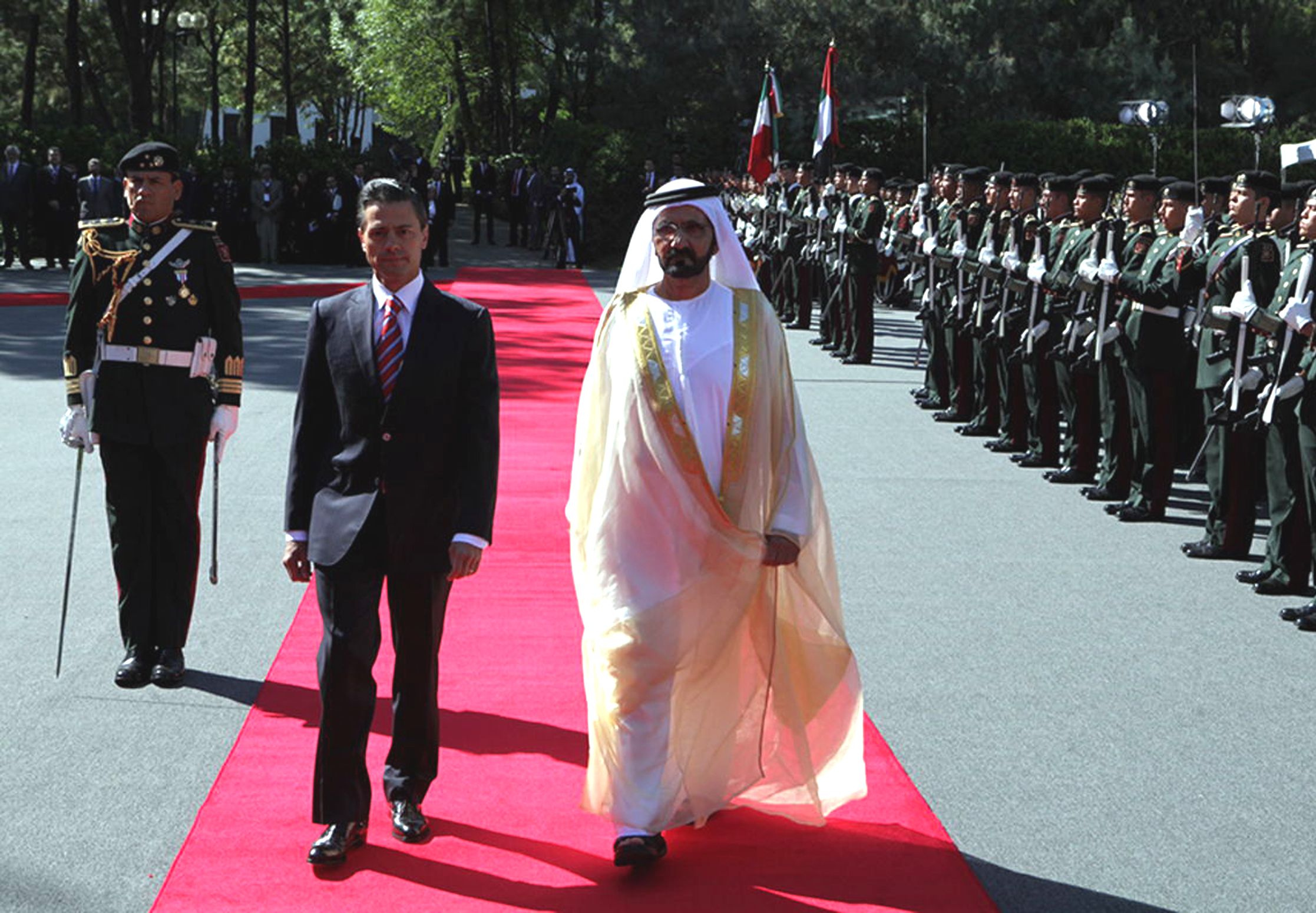 Recibe Pe&ntilde;a a vicepresidente de Emiratos