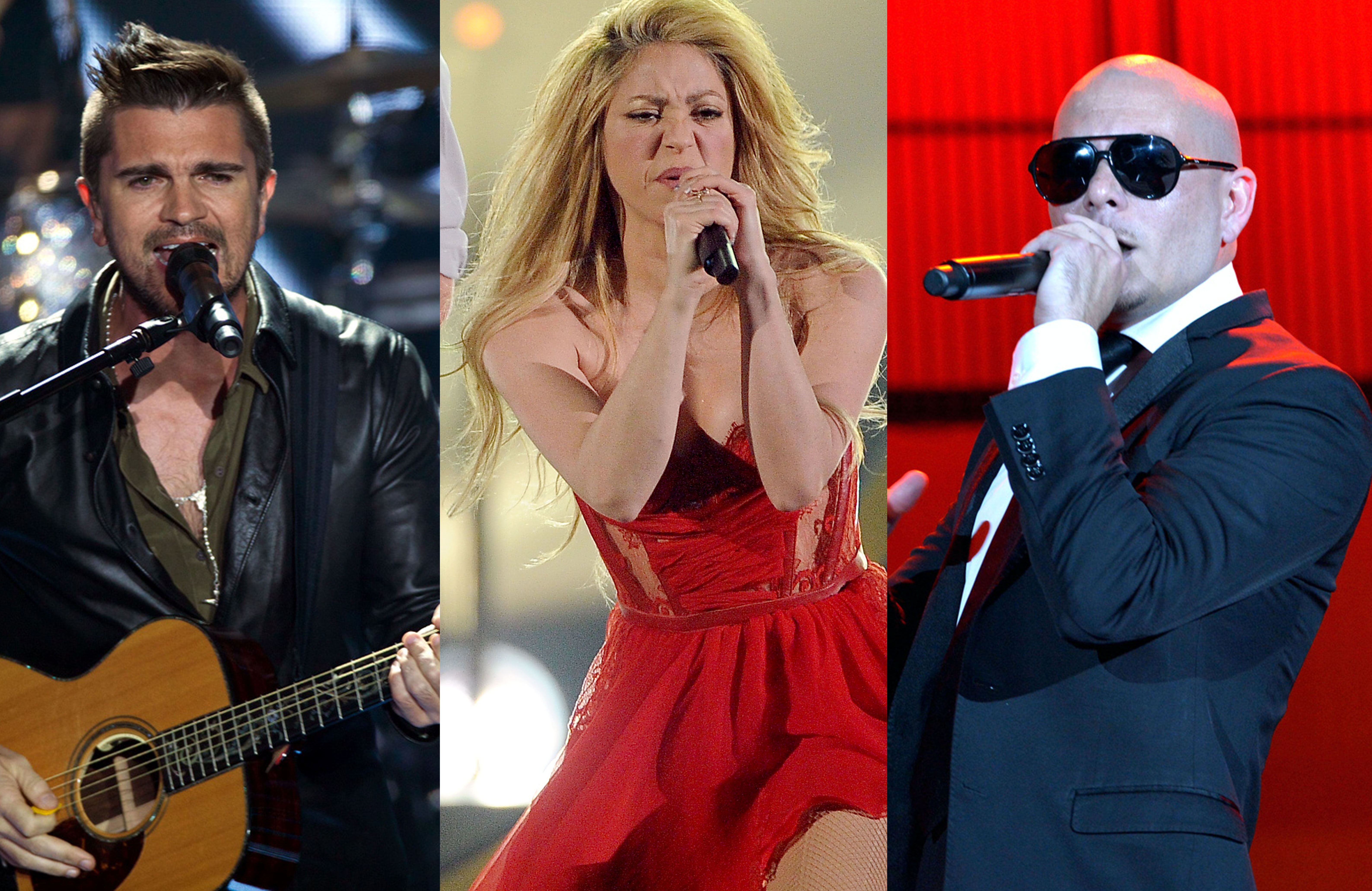 Shakira, Juanes, Pitbull en premios iHeartRadio