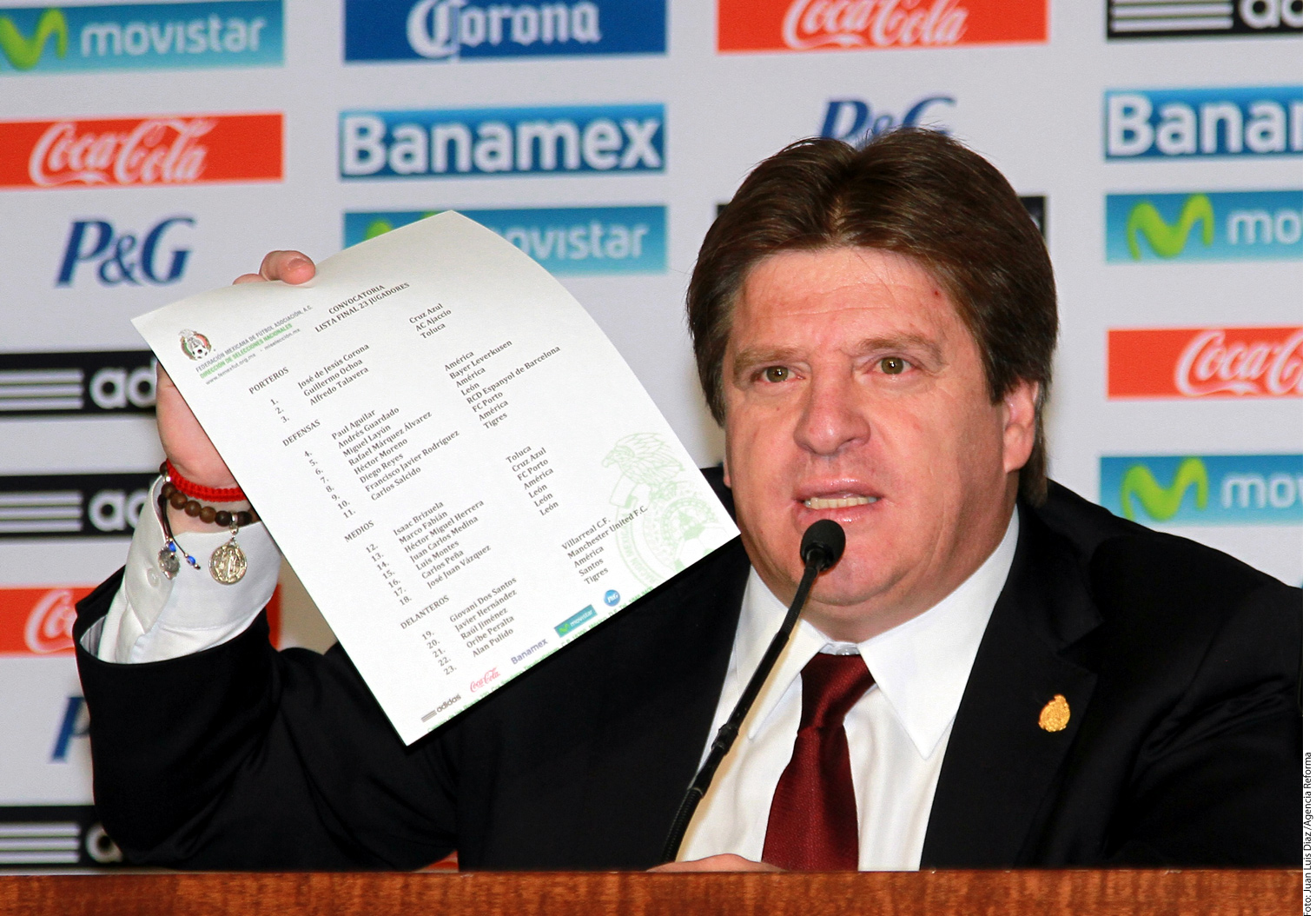 Llama Piojo a Talavera, Fabi&aacute;n y Salcido