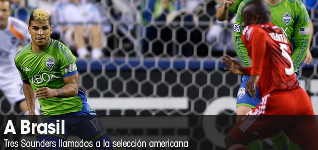 Tres Sounders  a la selecci&oacute;n