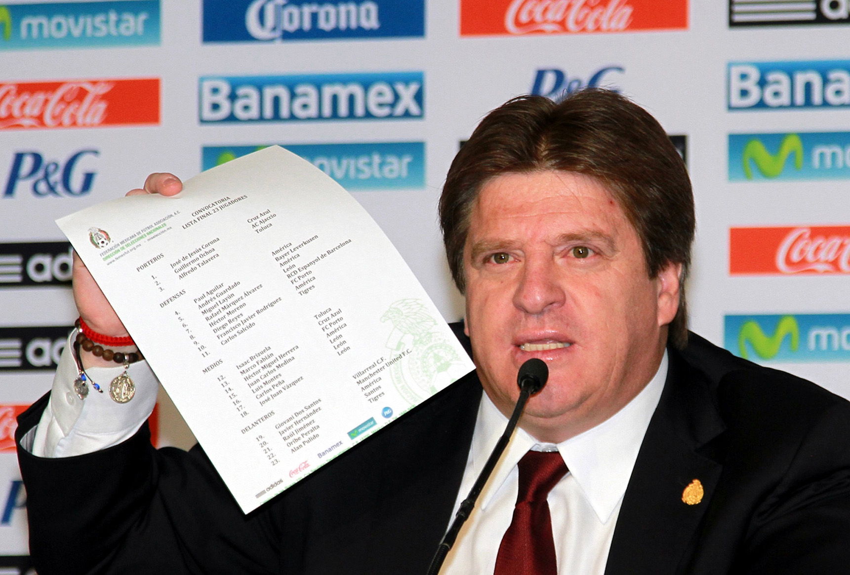 M&eacute;xico anuncia 7 seleccionados m&aacute;s, de tr&aacute;mite