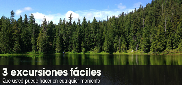 Tres excursiones f&aacute;ciles que usted puede hacer en este momento