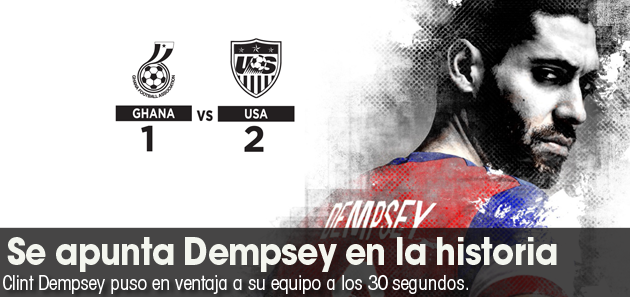 Se apunta Dempsey en la historia