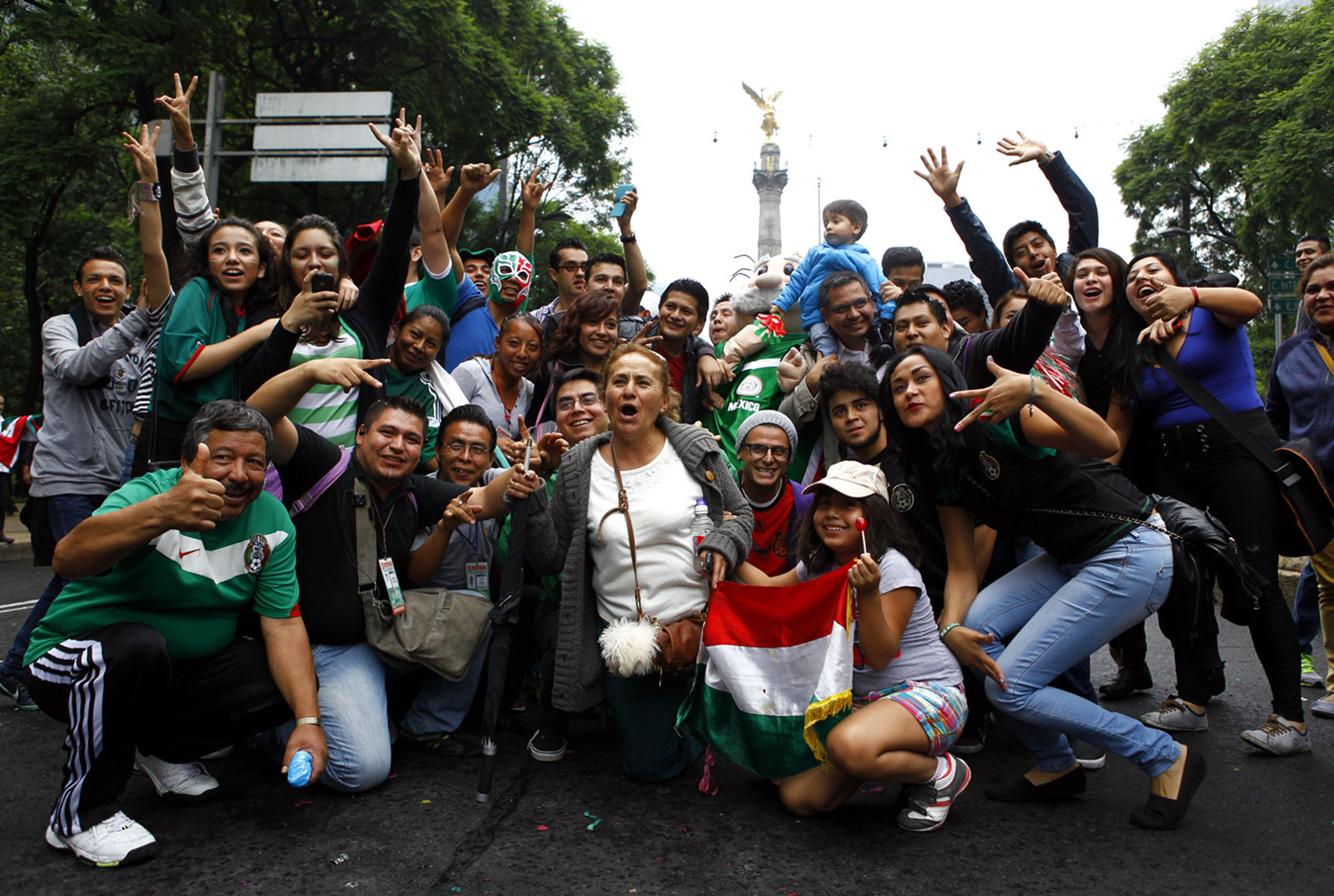 Viven fiesta muy 'original' en el &Aacute;ngel