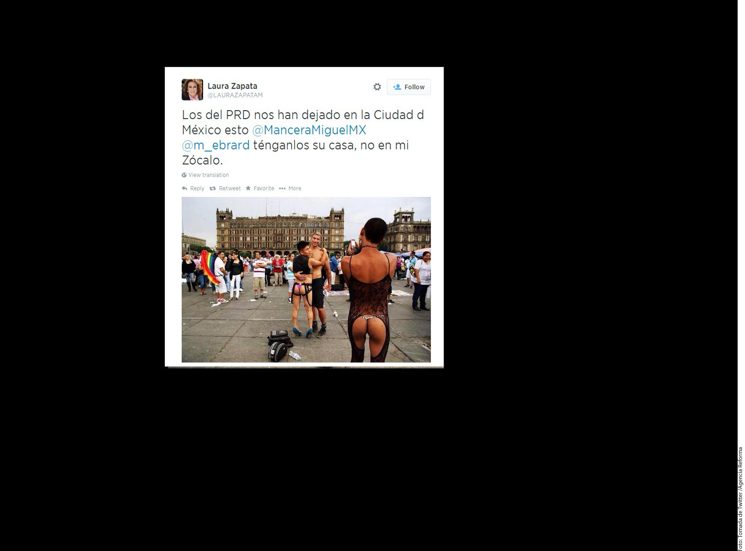 Causa Zapata furia de comunidad gay