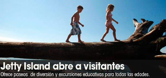Jetty Island abre a visitantes el s&aacute;bado