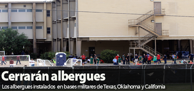 EEUU cerrar&aacute; albergues para ni&ntilde;os migrantes