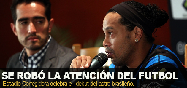Todav&iacute;a no llega Ronaldinho