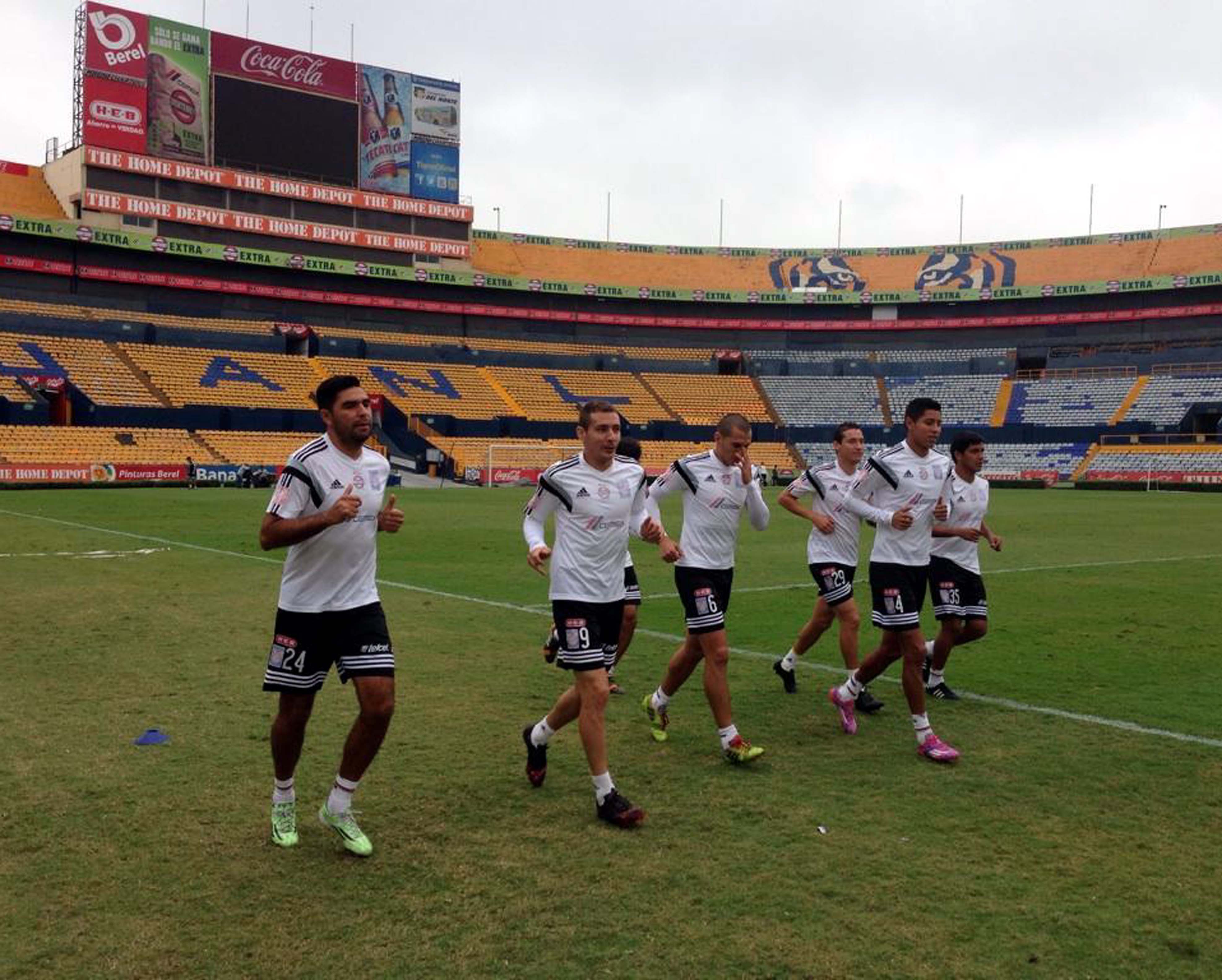 Entrenan lesionados de Tigres