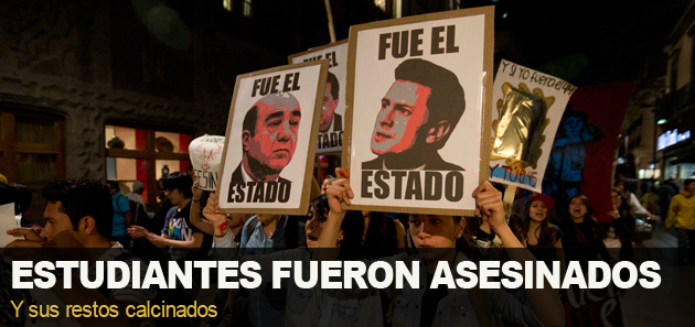 Estudiantes fueron asesinados y restos calcinados