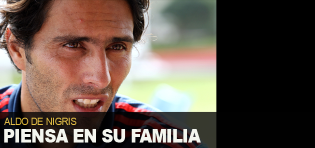 Aldo De Nigris piensa en su familia