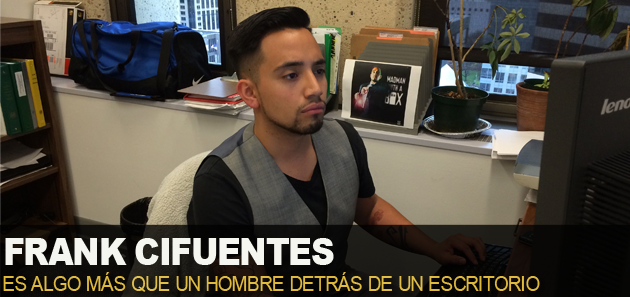 Frank Cifuentes es algo m&aacute;s que un hombre detr&aacute;s de un escritorio