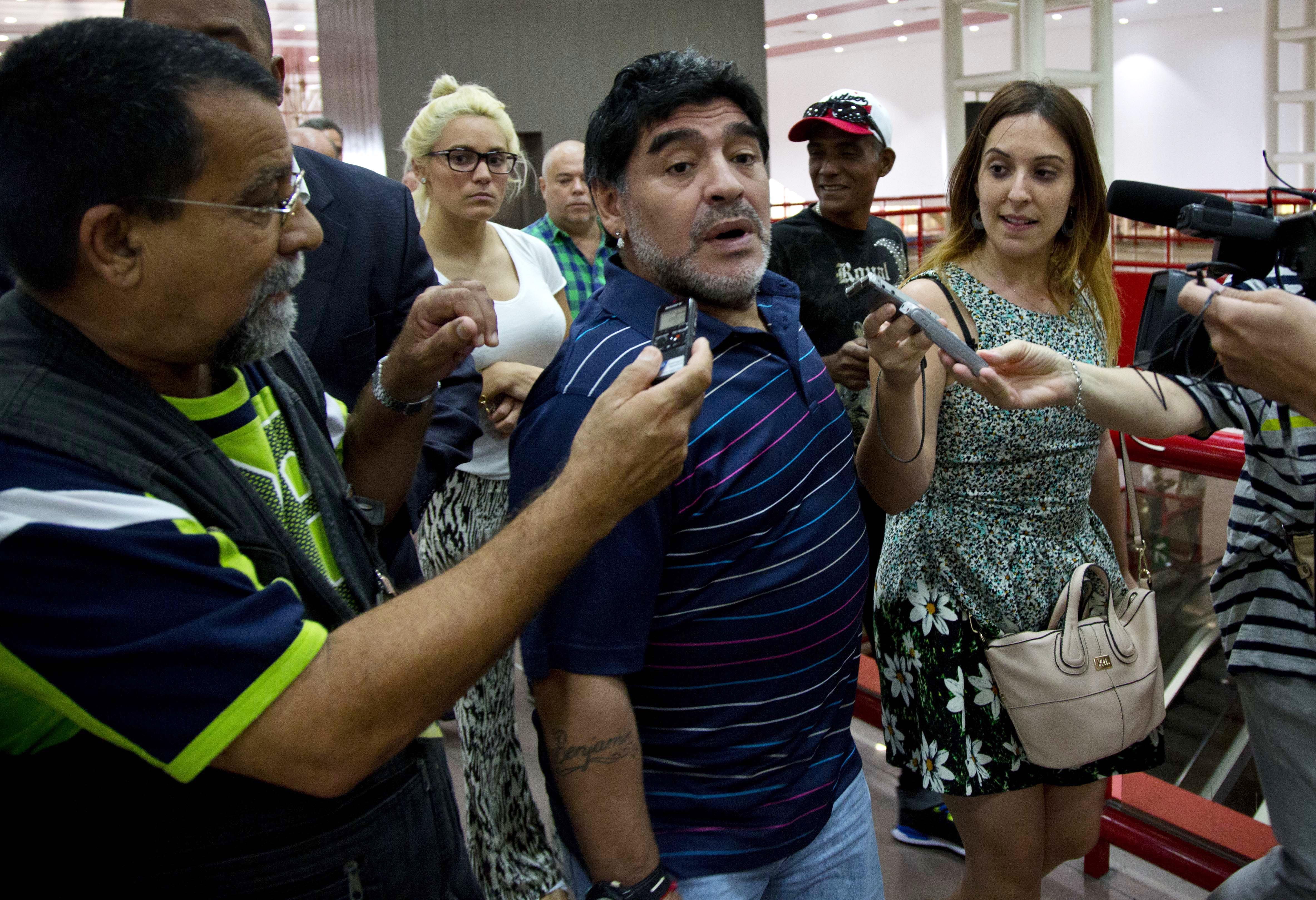 Piden procesar a Maradona  por difamaci&oacute;n