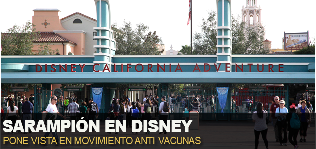 Sarampión en Disney pone vista en movimiento anti vacunas