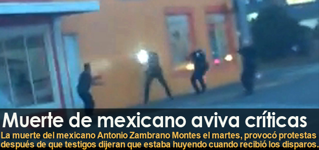 Muerte de mexicano aviva críticas por tiroteos en Washington