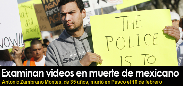 Examinan videos en muerte de mexicano en Washington