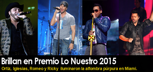 Brillan en Premio Lo Nuestro