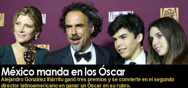 México manda en la entrega de los Óscar