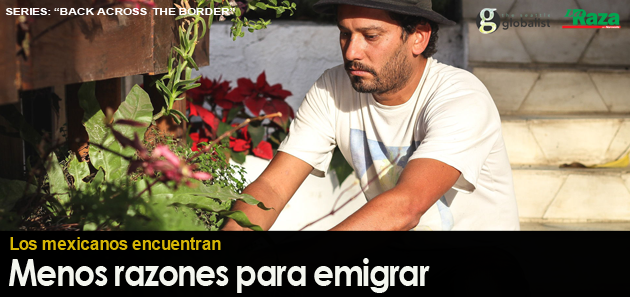 Los Mexicanos encuentran menos razones para emigrar