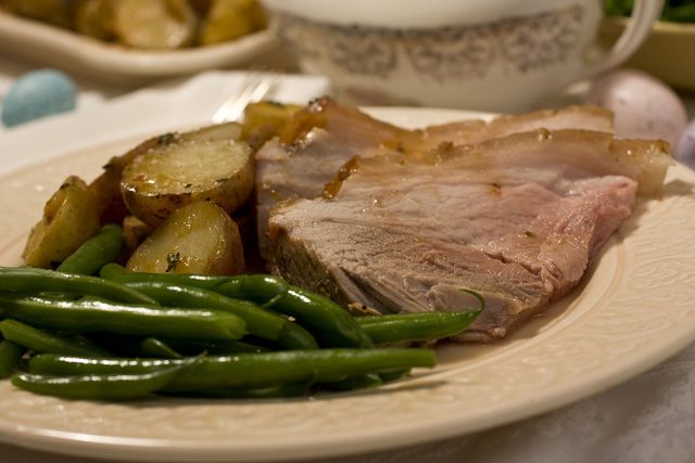 JAM&Oacute;N FRESCO CON SALSA GLASEADA