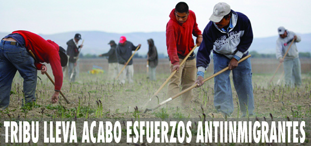 Tribu lleva acabo esfuerzos antiinmigrantes